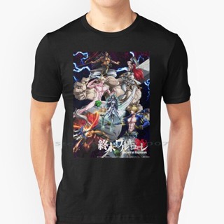 เสื้อผ้าผชเสื้อยืด ผ้าฝ้าย พิมพ์ลายอนิเมะ Record Of Ragnarok 6Xl สําหรับผู้ชายS-5XL