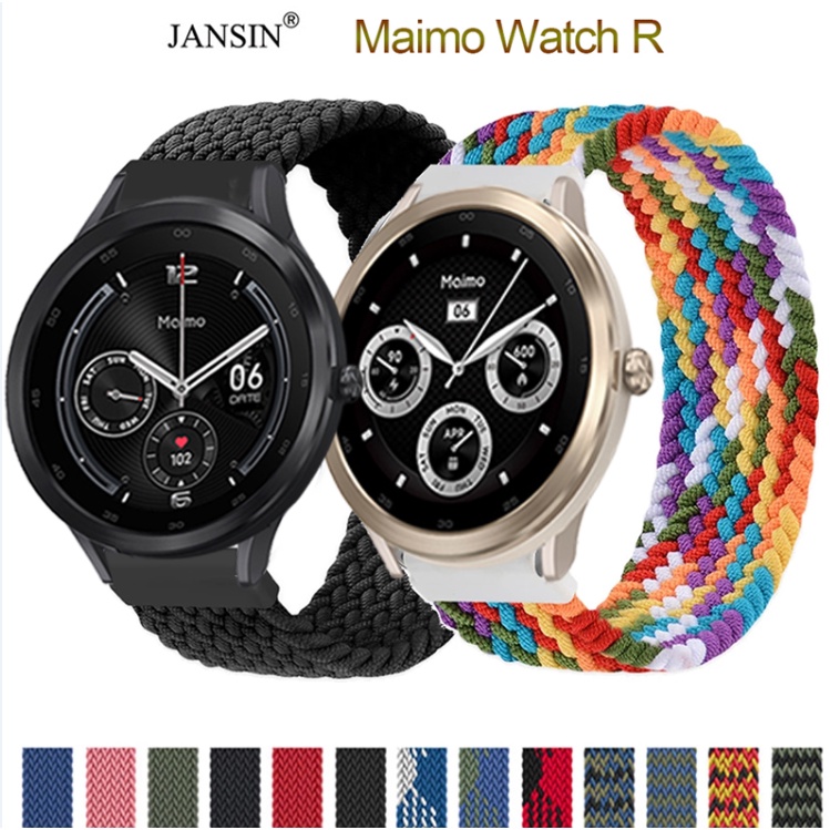 Jansin สายนาฬิกา Maimo Watch R ชนิดผ้าถัก สายเดี่ยว สำหรับ Maimo Smart Watch R GPS สมาร์ทวอทช์ Smart
