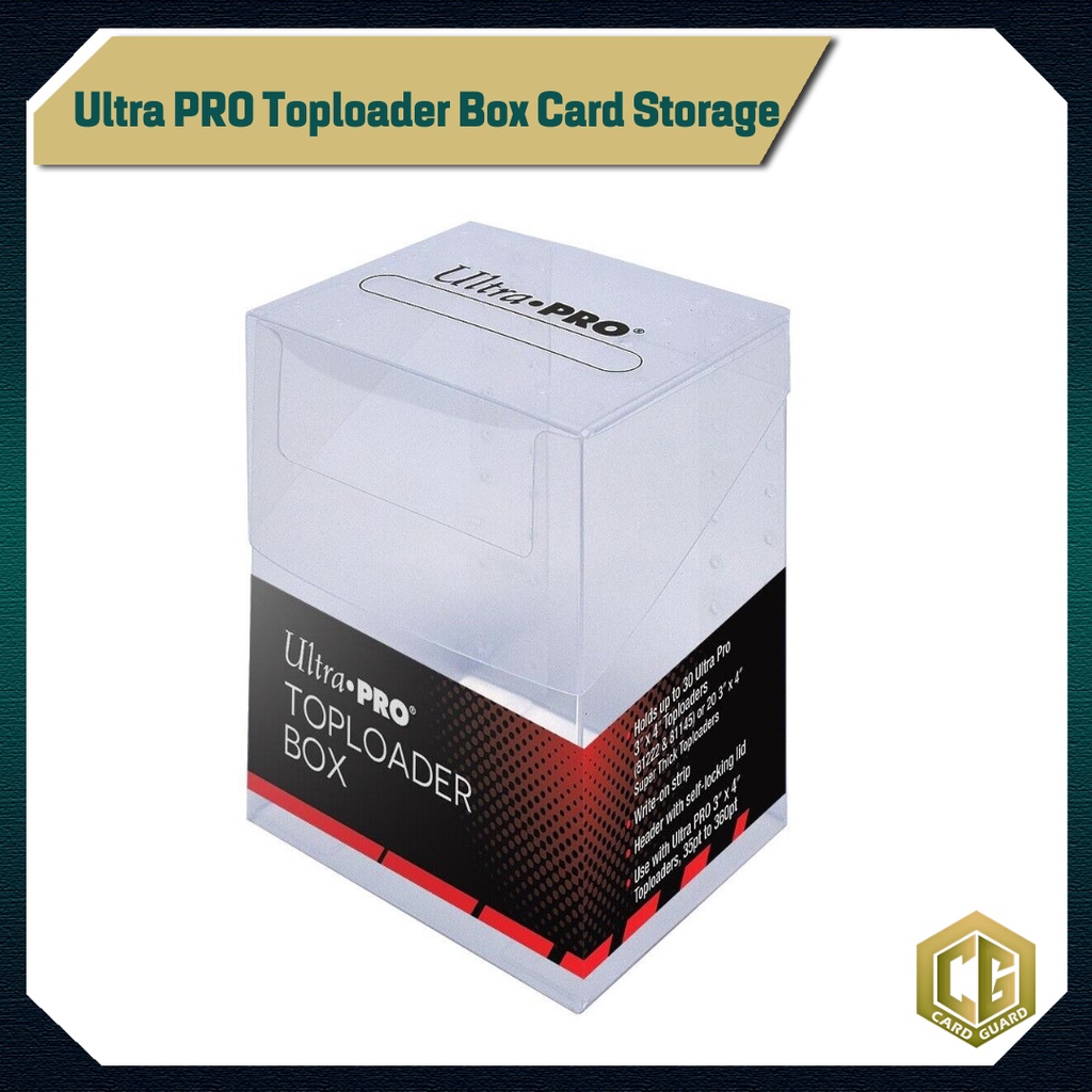 [Card Guard] ULTRA PRO TOPLOADER BOX กล่องสำหรับเก็บการ์ดในท๊อปโหลด ใส่ได้มากสุดถึง 40ใบ (35pt)