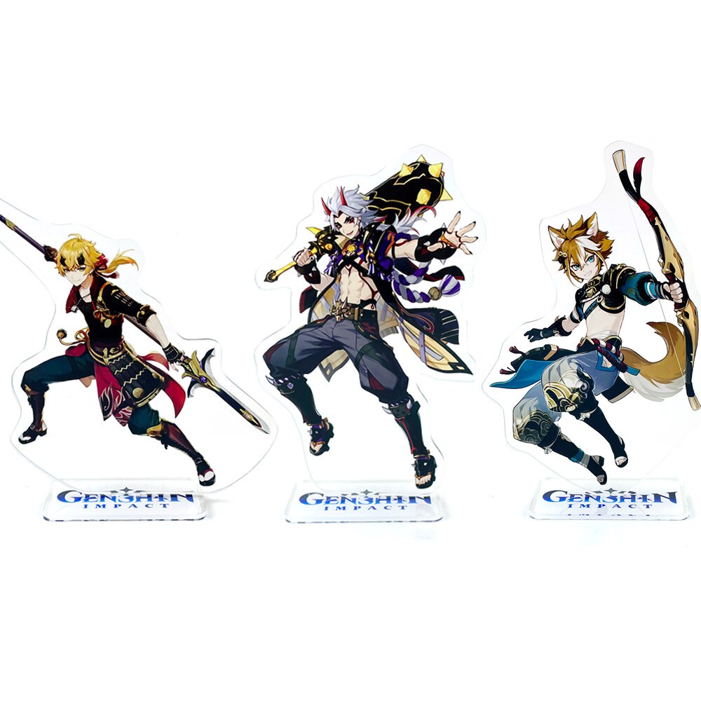 Genshin อะคริลิคอะนิเมะการ์ตูนรูป Thomas Arataki Itto Gorou