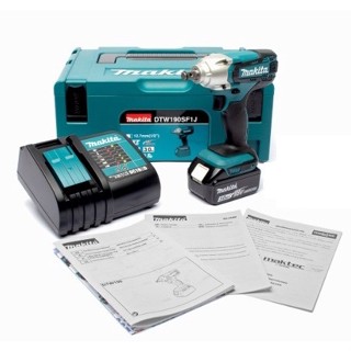 MAKITA บล็อกไร้สาย1/2นิ้ว18V รุ่น DTW190SF1J (DTW190Z แบต 3.0Ah x 1 ก้อน) / DTW190