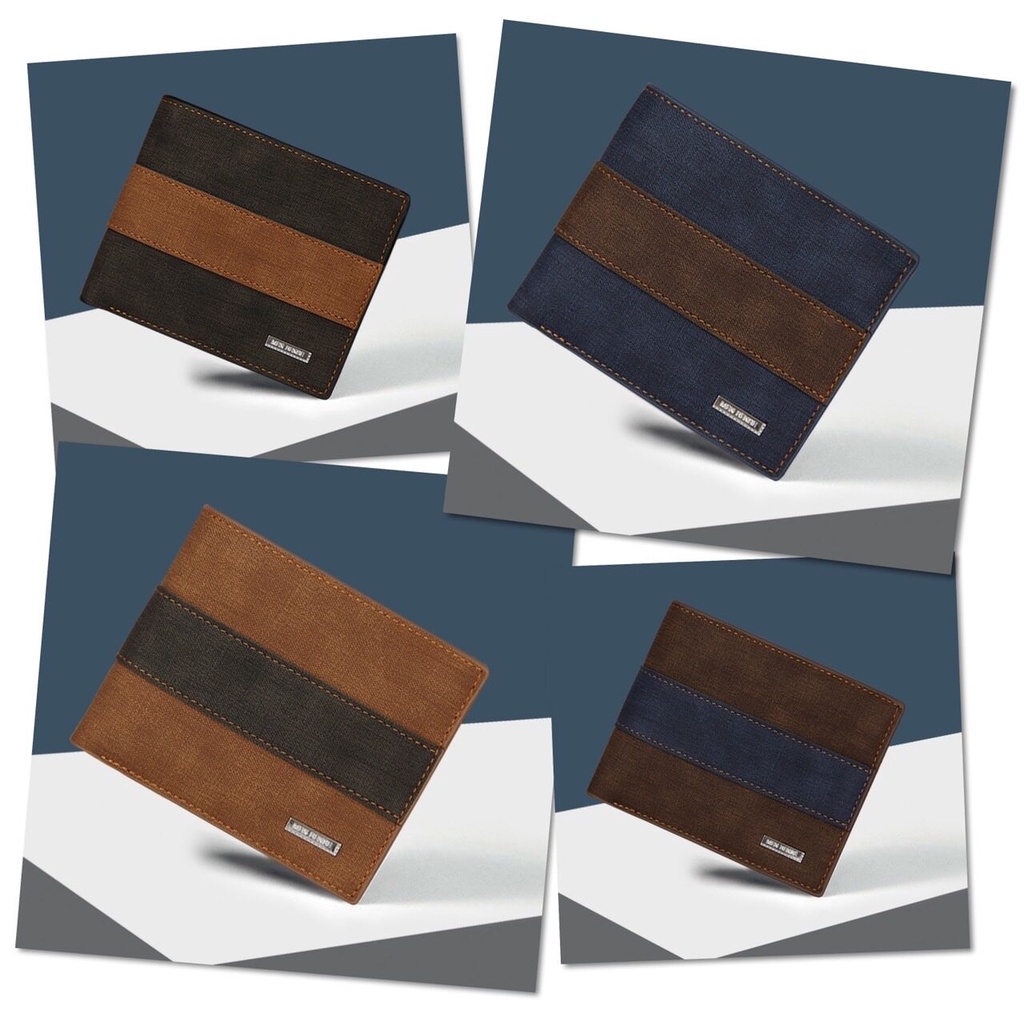 🌸 กระเป๋าสตางค์ ผู้ชาย ใบสั้น กระเป๋าหนัง งานพรีเมี่ยม ใส่บัตรได้หลายใบ 🌸 - รูปที่ 2