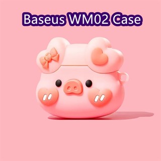 พร้อมส่ง! ขายตรงจากโรงงาน เคสหูฟัง แบบนิ่ม ลายการ์ตูน สําหรับ Baseus WM02