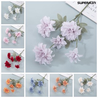 [superain] ดอกไม้ปลอม 5 หัว ไม่เหนอะหนะ เหมือนจริง สําหรับตกแต่งบ้าน