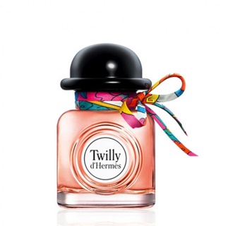 Hermes ใหม่ Twilly Eau Poivre ผ้าพันคอ ผ้าเรยอน สําหรับผู้หญิง 85 มล.