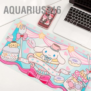 Aquarius316 แผ่นรองเม้าส์ ลายการ์ตูนน่ารัก ป้องกันการลื่นไถล กันน้ำ กันลื่น แผ่นรองโต๊ะหนังเทียม