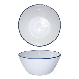 ชามซุป นิ้วSoup 6 ลายวนน้ำเงิน BowlBlue Line6 inch