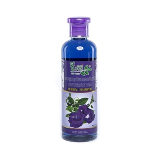 ชีววิถี SHAMPOO แชมพูสมุนไพรดอกอัญชัญ 360มล.CHIVAVITHIBUTTERFLYPEA 360ML.