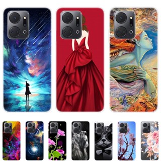 เคสสำหรับ Honor X7a 5G เคสซิลิโคน Soft Back Cover เคส Honor X7a 5G Case Silicone