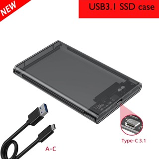 กล่องฮาร์ดดิสก์ SSD Type-C HDD Enclosure 3.1 2.5 นิ้ว USB3.1