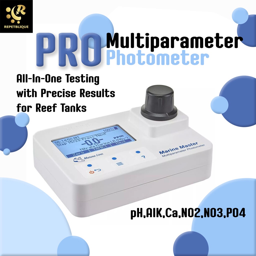 HANNA Marine Master Multi Parameter Photometer เครื่องวัดค่า pH AlK Ca No2 No3 Po4 เครื่องวัดคุณภาพน