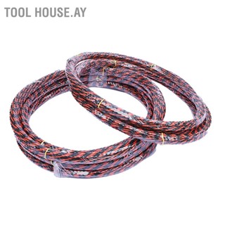 Tool House.ay ที่สนลวดหัวแบนเส้นผ่านศูนย์กลางใหญ่ยืดหยุ่น 3 เส้นดึงเทปปลาสำหรับช่างไฟฟ้า