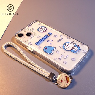 เคส Samsung A23 A12 A52 A31 A32 A71 A51 A50 A22 A03S A02S A52S A13 A14 A20 A30 A50S A30S M12 M02 M22 5G M23 5G เคสโทรศัพท์ซิลิโคนลายการ์ตูนโดราเอมอนน่ารักพร้อมสายคล้องโดราเอมอน