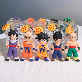 พวงกุญแจ จี้การ์ตูน Dragon Ball Goku Vegeta Trunks Piccolo Majin Buu น่ารัก ขายส่ง