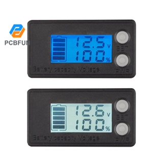 Pcbfun โวลต์มิเตอร์แบตเตอรี่ หน้าจอ LCD กันน้ํา 6133A 6133B DC8-80V