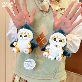 COD ตุ๊กตาผ้า รูปแมวฉลามน่ารัก หมอนตุ๊กตา ตุ๊กตาฉลาม ของเล่นสําหรับเด็ก ของขวัญวันเกิด