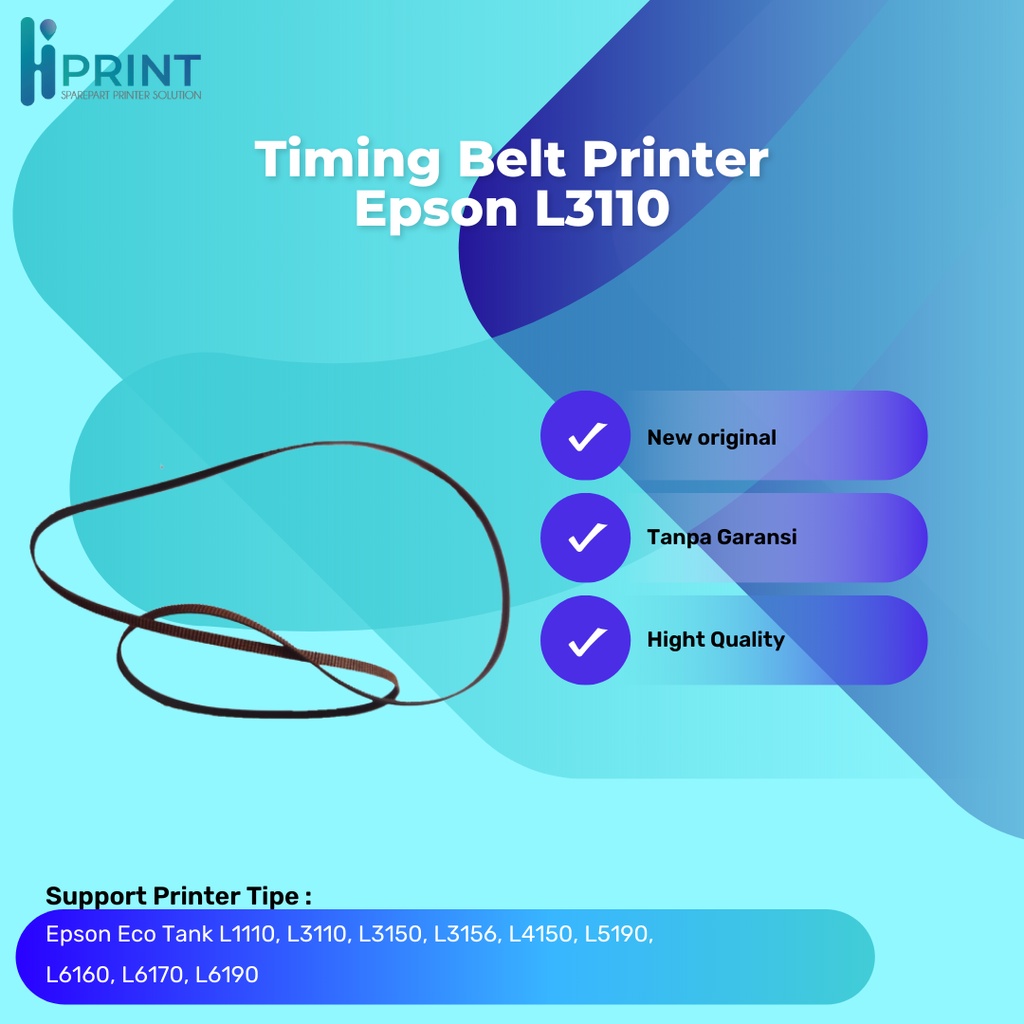 สายพานไทม์มิ่ง Epson L1110, L3100, L3101, L3110, L3116, L3150, L3156, L4150, L4160, L5190, L6160, L6