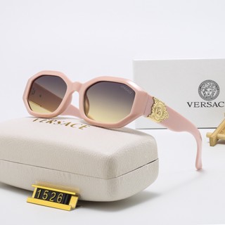 Versace_ ใหม่ แว่นตากันแดด ป้องกันรังสียูวี เหมาะกับเดินชายหาด แฟชั่นคู่รัก สไตล์เกาหลี สําหรับผู้ชาย และผู้หญิง 2023