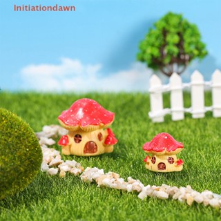 [Initiationdawn] โมเดลบ้านตุ๊กตาจิ๋ว สําหรับตกแต่งบ้าน สวน