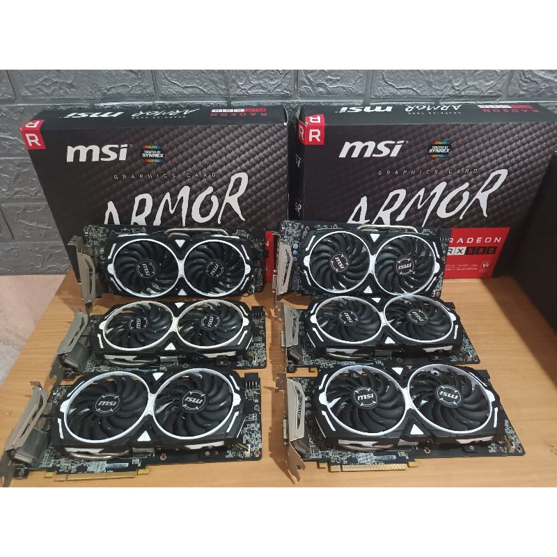 การ์ดจอ AMD RX 570 - RX580 8g มือสอง ราคาสุดคุ้ม