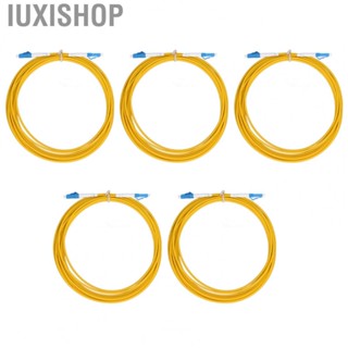 Iuxishop Optical Fiber Cable  5Pcs Low Loss Fiber Optic Cable LSZH Sheath  for  System