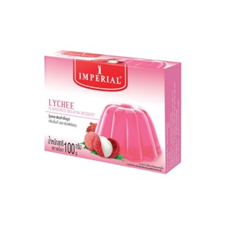 อิมพีเรียล 100 วุ้นผงเจลาติน รสลิ้นจี่กIMPERIAL LYCHEE FLAVOUREDGELATIN100G