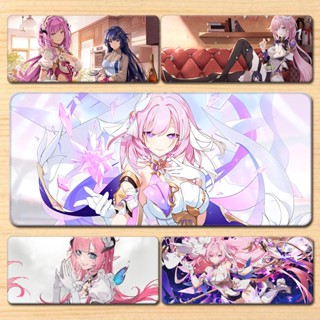 Honkai Impact 3 Elysia Oversized Mouse Pad Two-Dimensional Gamers Ruler Keyboard Pad Table Mat Locked Edge แผ่นรองเมาส์ ขนาดใหญ่ สองมิติ แป้นพิมพ์ แผ่นรองโต๊ะ ตะเข็บ