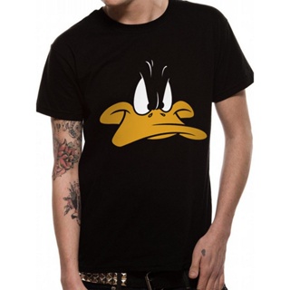 เสื้อยืดผู้ชาย Ljx1 เสื้อยืดลําลอง แขนสั้น คอกลม พิมพ์ลาย Daffy Duck Face Looney Tunes คุณภาพสูง สําหรับผู้ชาย พลัสไซซ์