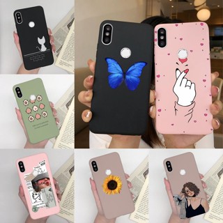 เคสซิลิโคนนิ่ม ลายการ์ตูนอะโวคาโด ดอกทานตะวัน กันกระแทก สําหรับ Xiaomi Redmi S2 Y2 Redmi S2 Y2