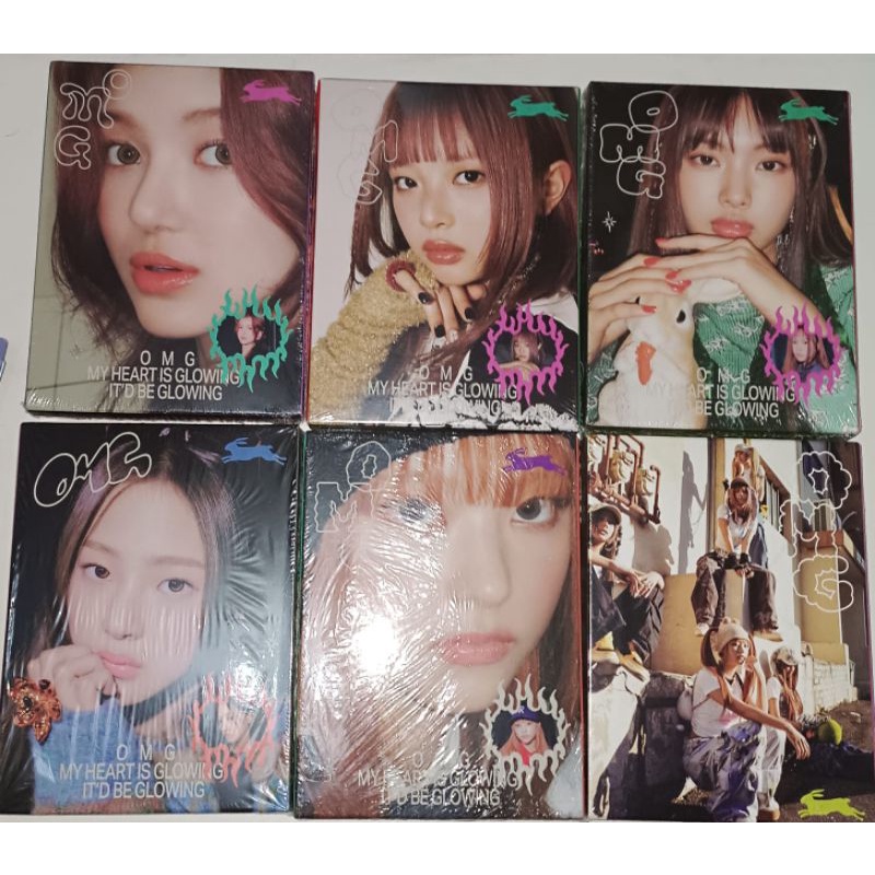 NEWJEANS ALBUM OMG MESSAGE CARD VER HANNI MINJI HAERIN DANIEL HYEIN NEWJEANS