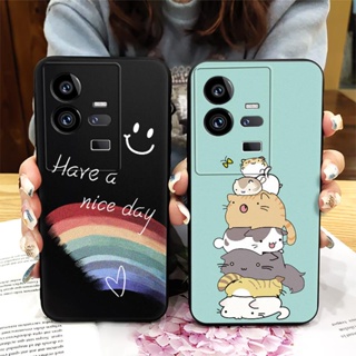 Fashion Design Cartoon Phone Case For VIVO IQOO11 Pro/V2254A Back Cover Shockproof armor case Frosted Soft Original