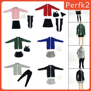 [Perfk2] เสื้อผ้าตุ๊กตา สเกล 1/6 แฟชั่น สําหรับฟิกเกอร์ทหาร 12 นิ้ว