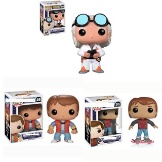 Funko POP Back to the Future Part 2 Marty Dr.emmet Brown ตุ๊กตาฟิกเกอร์ ของเล่นสําหรับเด็ก