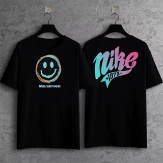 เสื้อยืดแฟชั่น - NIKE NBA เสื้อยืดจอร์แดน ฮิปฮอป แร็พ แขนสั้น ไฮสตรีท เรโทร คอกลม สั้น NIKE เสื้อยื