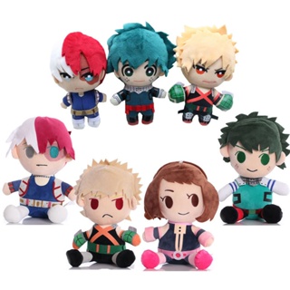 ตุ๊กตายัดนุ่น My Hero Academia Todoroki Shoto Katsuki Uraraka Izuku ขนาด 25 ซม. ของเล่นสําหรับเด็ก