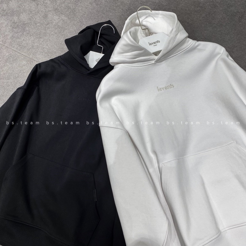 [Levents ของแท้] เสื้อฮู้ดทรงกล่องพื้นฐาน LEVENTS | LEVENTS BASIC BOXY HOODIE | เสื้อฮู้ด Levents | 