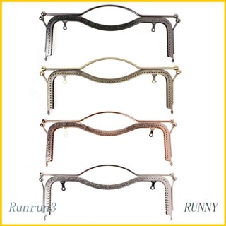 Runny ตะขอล็อคกระเป๋าใส่เหรียญ กรอบโลหะ 27 ซม. DIY 1 ชิ้น