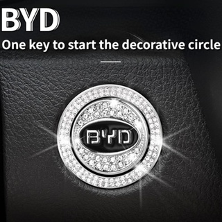 Byd สติกเกอร์ตกแต่งกุญแจรถยนต์ ATTO 3 F0F3G3G5G6S6S7e5e6L3