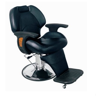 Barber chair รุ่นขายดี เก้าอี้ร้านเสริมสวย บาร์เบอร์ สำหรับทำผมตัดผม โช๊คไฮดรอลิค เอนได้ ฐานสแตนเลสสแข็งแรงทนทาน ส่งทั่ว