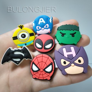 Croc Jibz Pins จี้รูปฮีโร่มาร์เวล หลากสีสัน สําหรับรองเท้า DIY