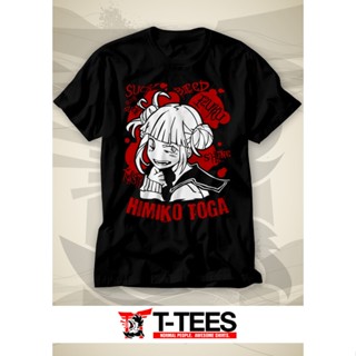 เสื้อยืด ลายการ์ตูนอนิเมะ My Hero Academia Himiko Toga