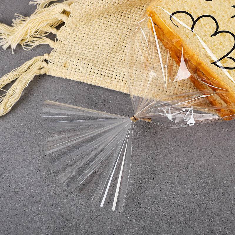 แพ็ค100ใบ ถุงขนมปัง 15x18 ซม ถุงใส่ขนมปังขยายก้น แถมฟรีลวดมัดถุง ลวดมัดปากถุง สำหรับใส่ขนมปัง - รูปที่ 7