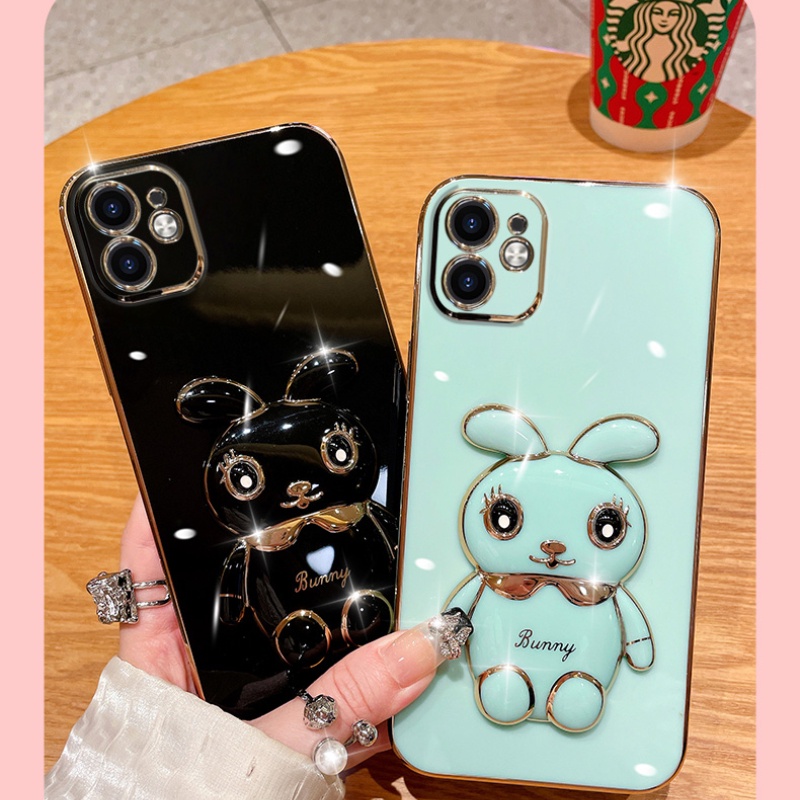 เคส OPPO CPH2137 CPH2139 CPH2145 CPH2150 CPH2387 CPH21651 CPH2179 CPH2219 กระต่ายน่ารักการ์ตูนวงเล็บ
