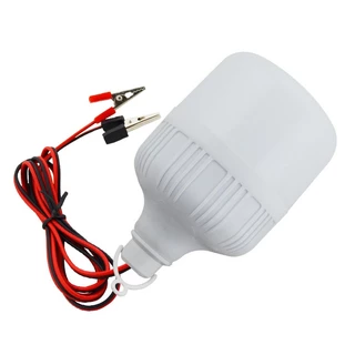 หลอดไฟ LED E27 DC 12V 10W 15W 20W 30W 40W ความสว่างสูง สําหรับตั้งแคมป์