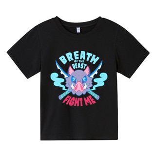 Clothing for boys Demon Slayer T Shirt Kids Kawaii Cartoon Blade of Ghost Graphic T-shirt Anime_08