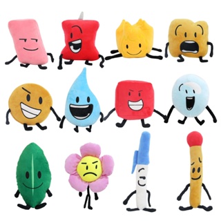 หมอนตุ๊กตานุ่ม รูปการ์ตูน Bfdi firey firey Flower Block Waterdrop ของเล่นสําหรับเด็ก