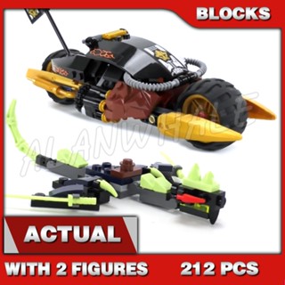 212 ชิ้น Ninjago Shinobi Blaster Bike Ghost Dragon รถจักรยานสงครามมอเตอร์ไซค์โค้ล 10394 ชุดก่อสร้างของเล่นแบบ 3 มิติ โมเดลอิฐ DIY ที่เข้ากันได้กับโมเดลก้อนอิฐ 70733