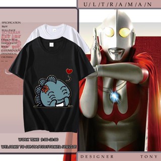 เสื้อยืด Ultraman Zoffy เสื้อยืดไม่ต้องรีด เสื้อโอเวอร์ไซ พิมพ์ลายการ์ตูนอนิเมะ เสือยืดผู้ชาย เสื้อยืดเท่_05