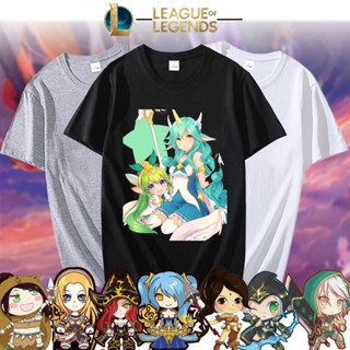 เสื้อยืดสวยๆ League of Legends เสื้อยืดผู้หญิง เสื้อยืดสไตล์เกาหลี เซ็กซี่ เสื้อยืดoversize เสื้อยีด เสื้อสาวอวบ_03