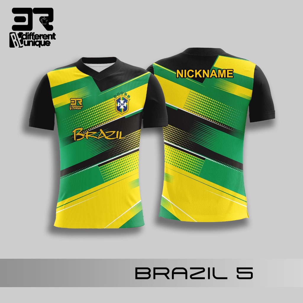 [ จัดส่งแบบขาย ] BRAZIL WORLD FOOTBALL JERSEY 5 DB - / FOOTBALL JERSEY / FOOTBALL JERSEY / FOOTBALL 